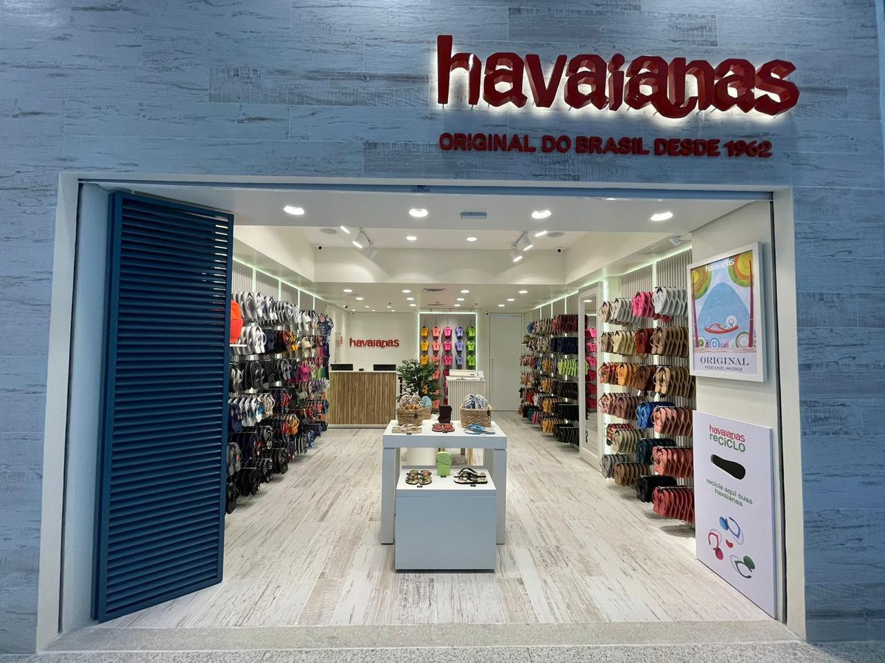 Fachada da loja Havaianas entregue pela Módulo2